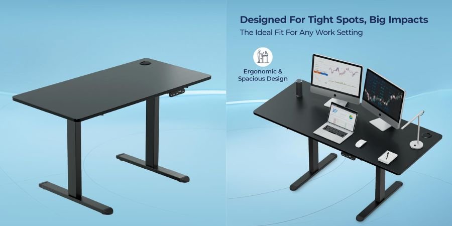 The Sleep Company AeroPlus Electric Height Adjustable Gaming Table