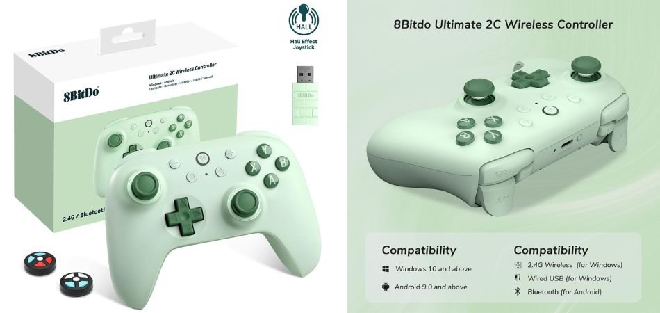8BitDo Ultimate C 2.4G Wireless Controller for Windows PC,