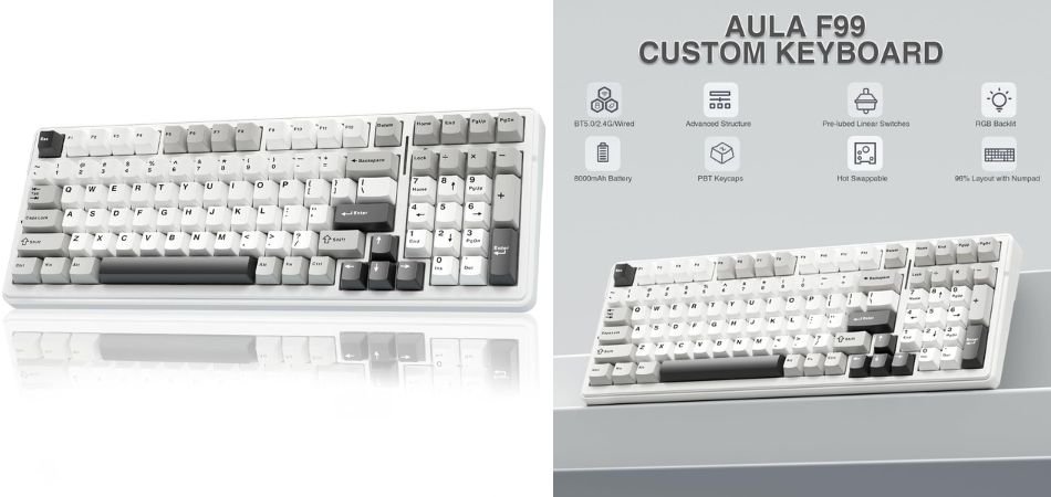 AULA F99 Wireless Mechanical Keyboard