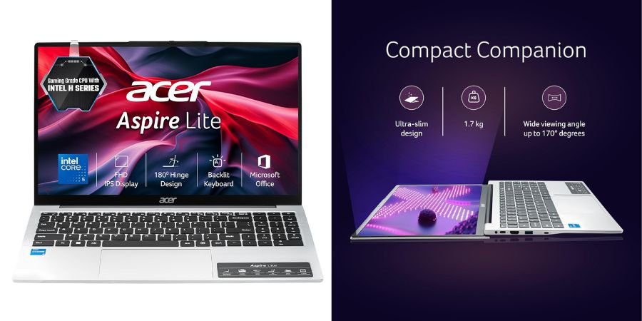 Acer Aspire Lite Intel Core 5-210H Processor Laptop