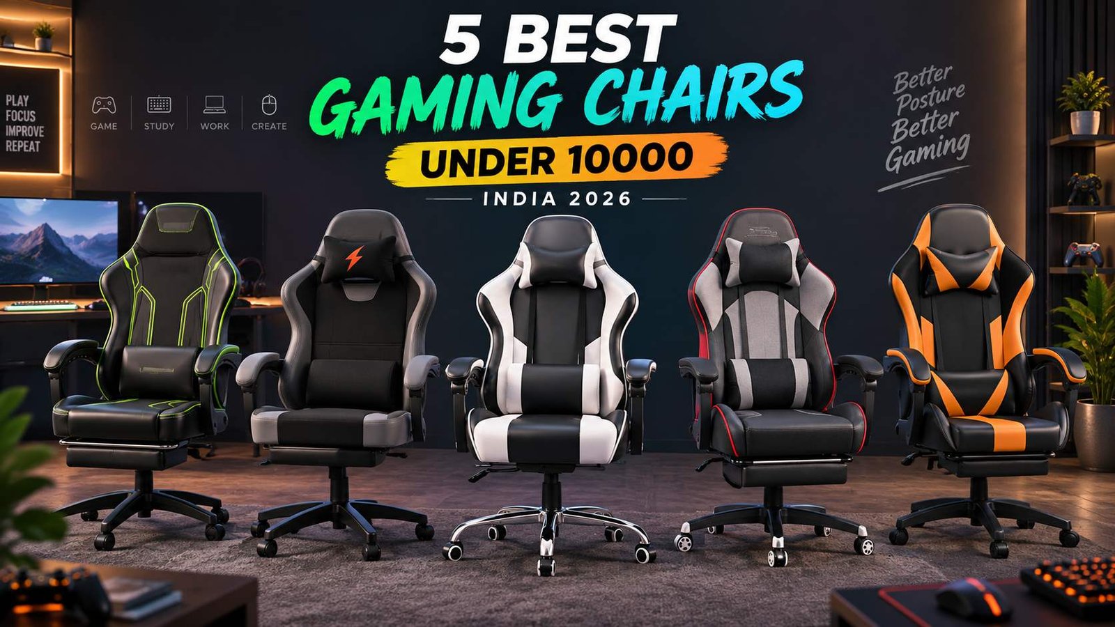 Best Gaming Chairs Under 10000 in India