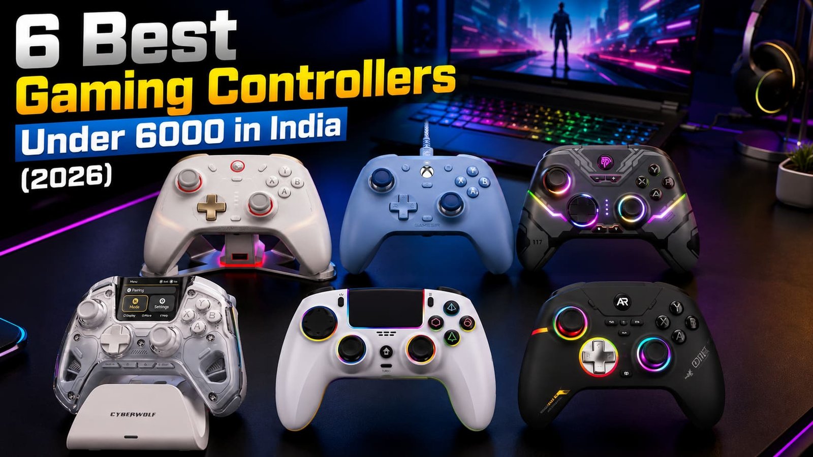 Best Gaming Controllers for Laptop Under 6000 in India