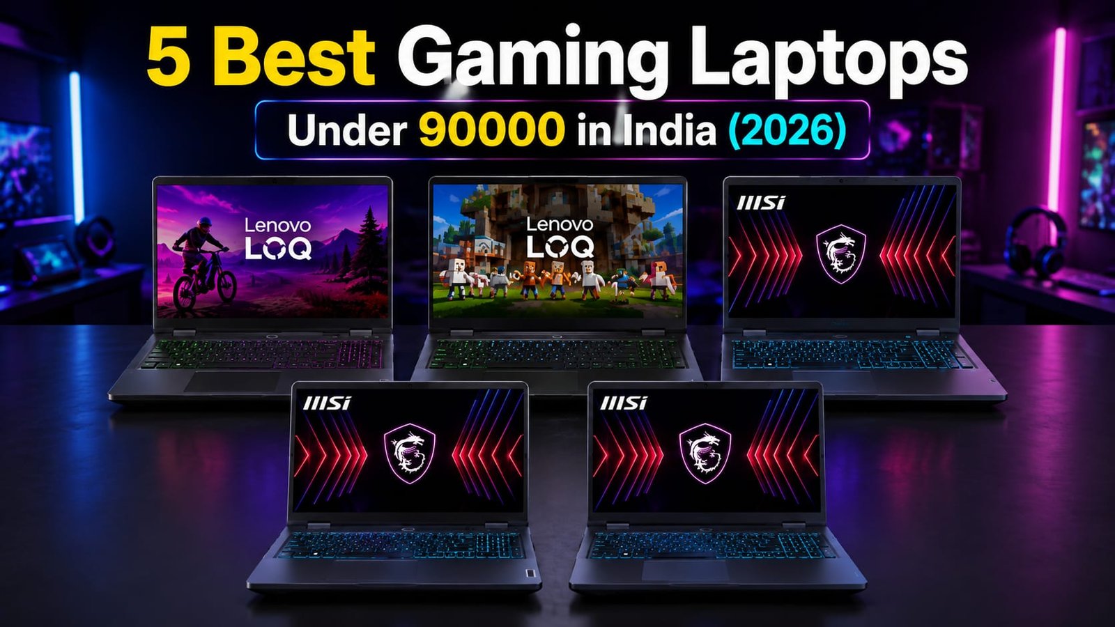 Best Gaming Laptops Under 90000 in India