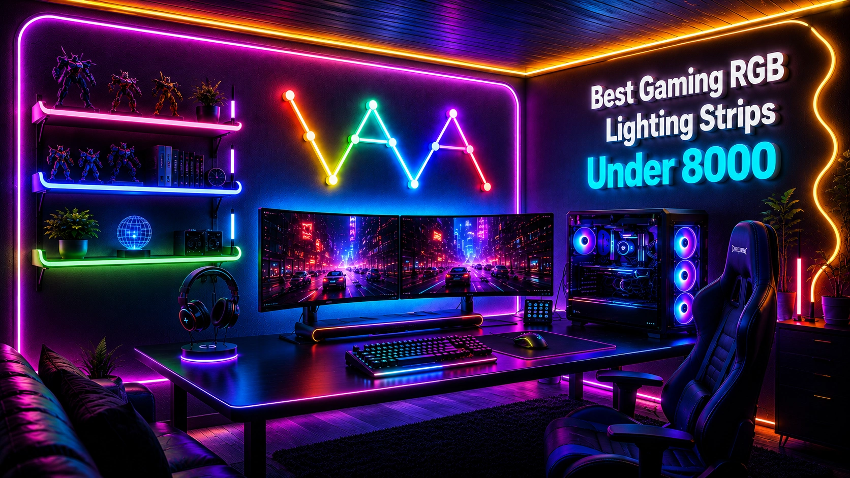 Best Gaming RGB Lighting Strips Under 8000 in India