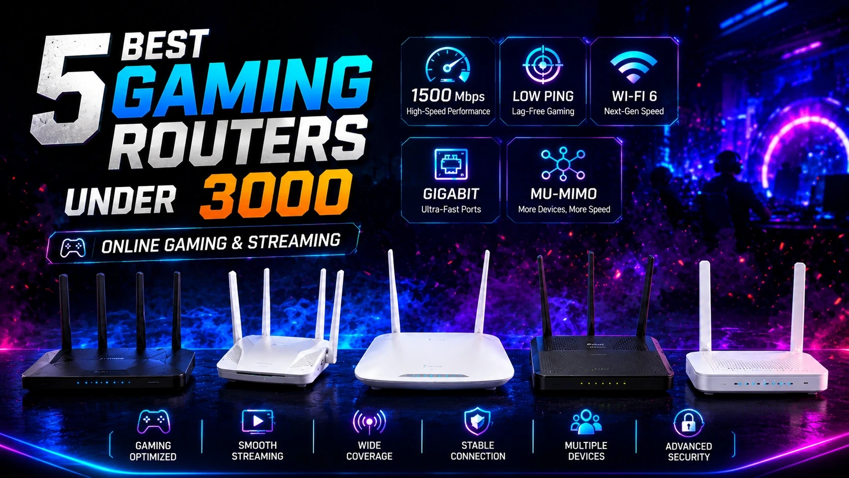Best Gaming Routers Under 3000 in India