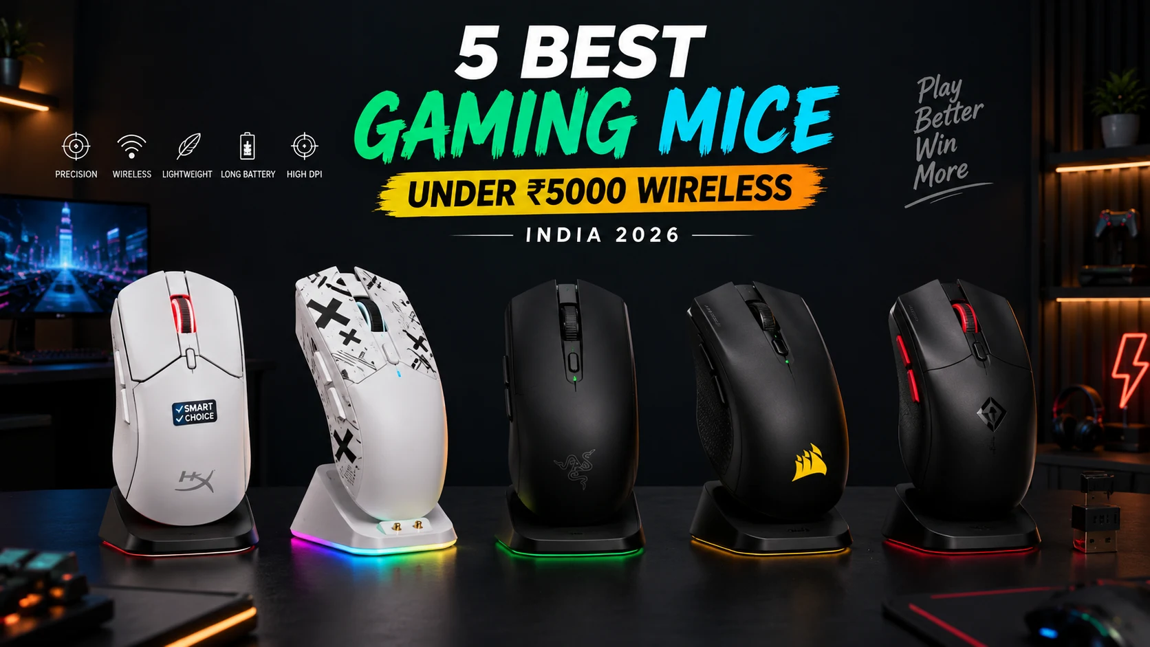 Best Wireless Gaming Mouse Under 5000