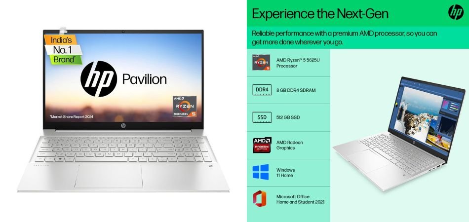 HP Pavilion 15 AMD Ryzen 5 7530U