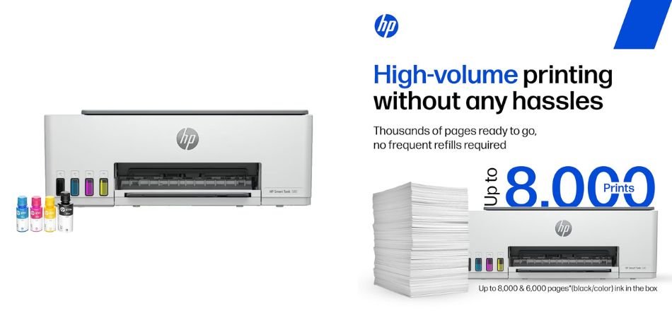 HP Smart Tank 580 All-in-One Wi-Fi Colour Printer