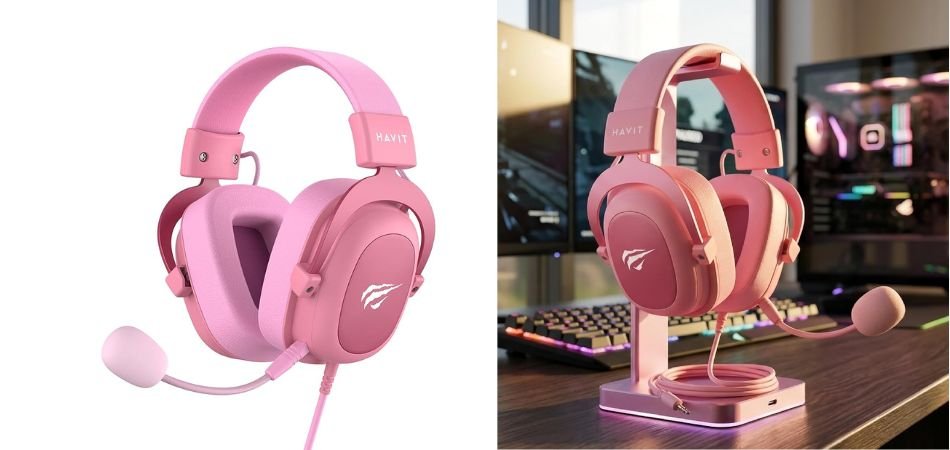 Havit HV-H2002d Pink Gaming Headset