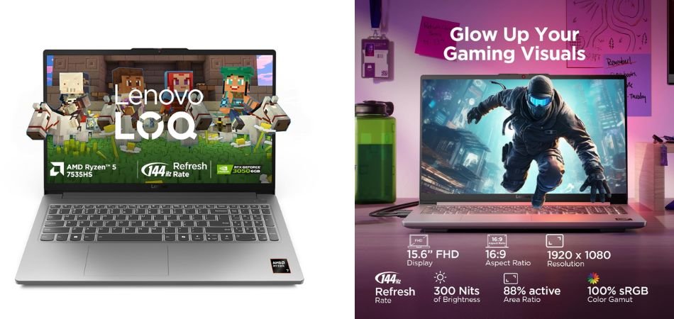Lenovo LOQ Essential AMD Ryzen 5 7535HS RTX 3050