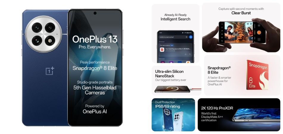 OnePlus 13 5G (Midnight Ocean, 12GB+256GB)