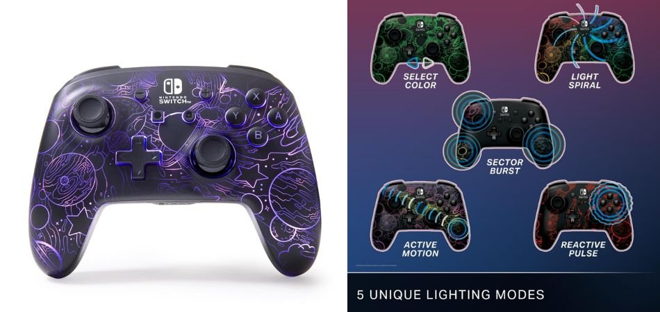 PowerA Enhanced Wireless Controller with Lumectra for Nintendo Switch