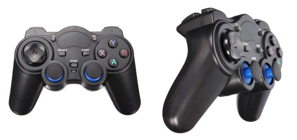 USB Wireless Gaming Controller Gamepad for PC_Laptop, PS3, Android & Steam (Black)
