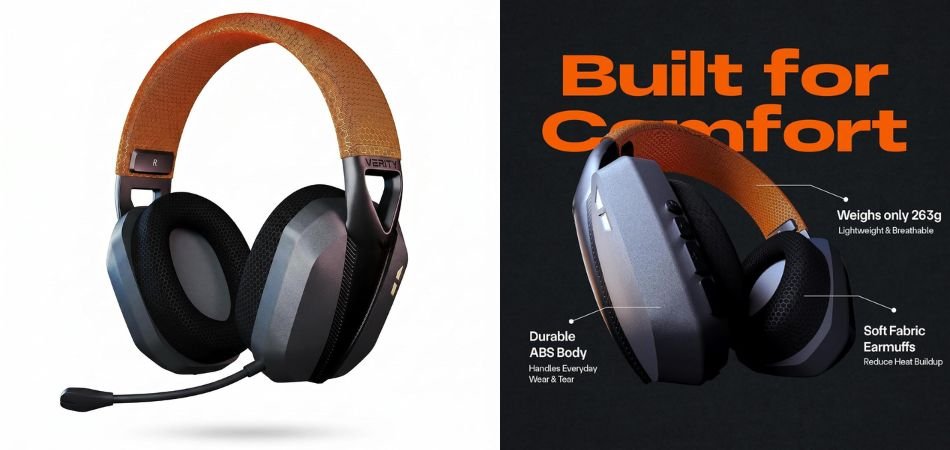 VERITY Sound Luxe Wireless Gaming Headset