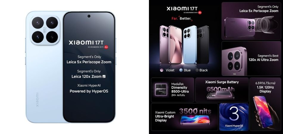 XIAOMI 17T _ 12GB+256GB _ Blue