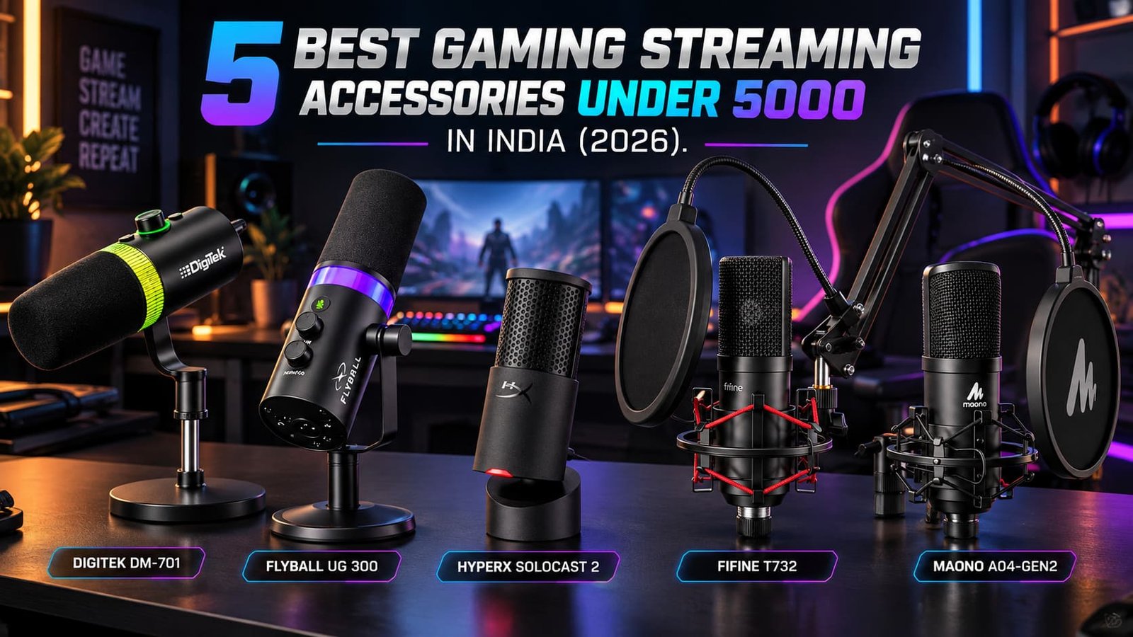 Best Gaming Streaming Accessories Under 5000