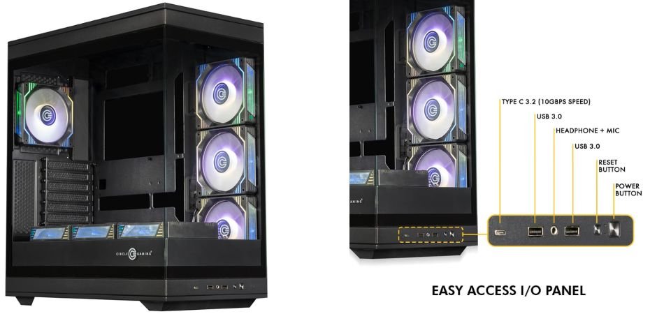 Circle Thrillux Mid-Tower Gaming Cabinet