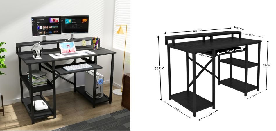 Klaxon Computer Table for Home Office