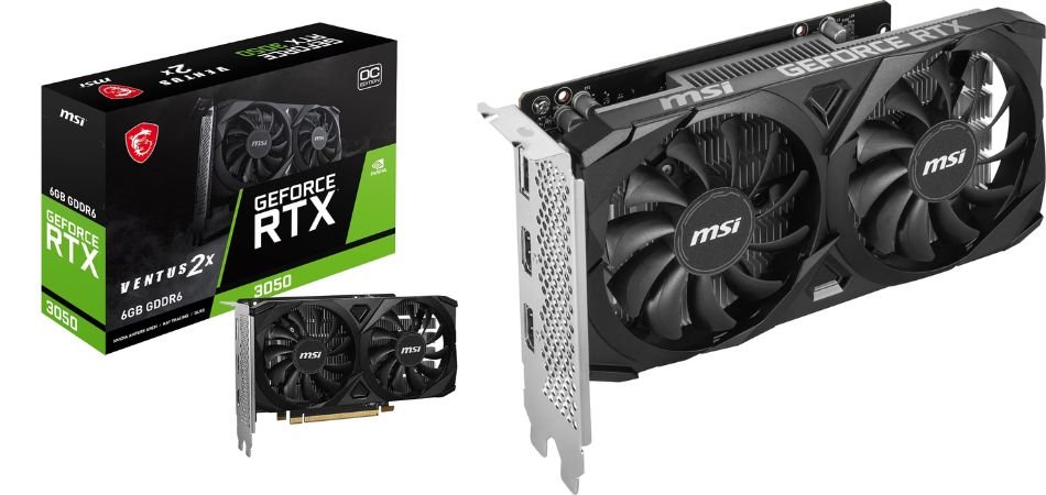 MSI GeForce RTX 3050 Ventus 2X E 6G OC