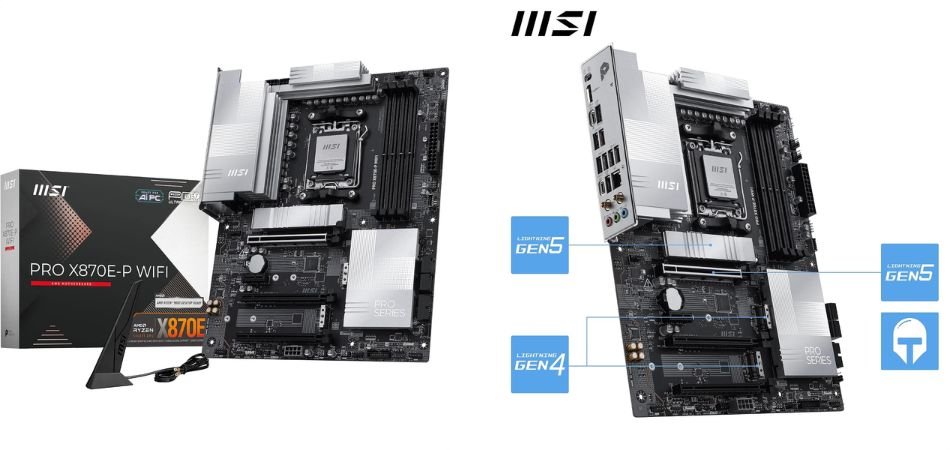 MSI PRO X870E-P Wi-Fi Motherboard