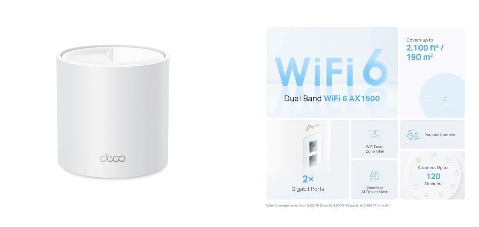 TP-Link Deco X10 AX1500 Mesh Wi-Fi 6